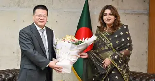 পররাষ্ট্র প্রতিমন্ত্রীর সঙ্গে চী‌না রাষ্ট্রদূতের সাক্ষাৎ